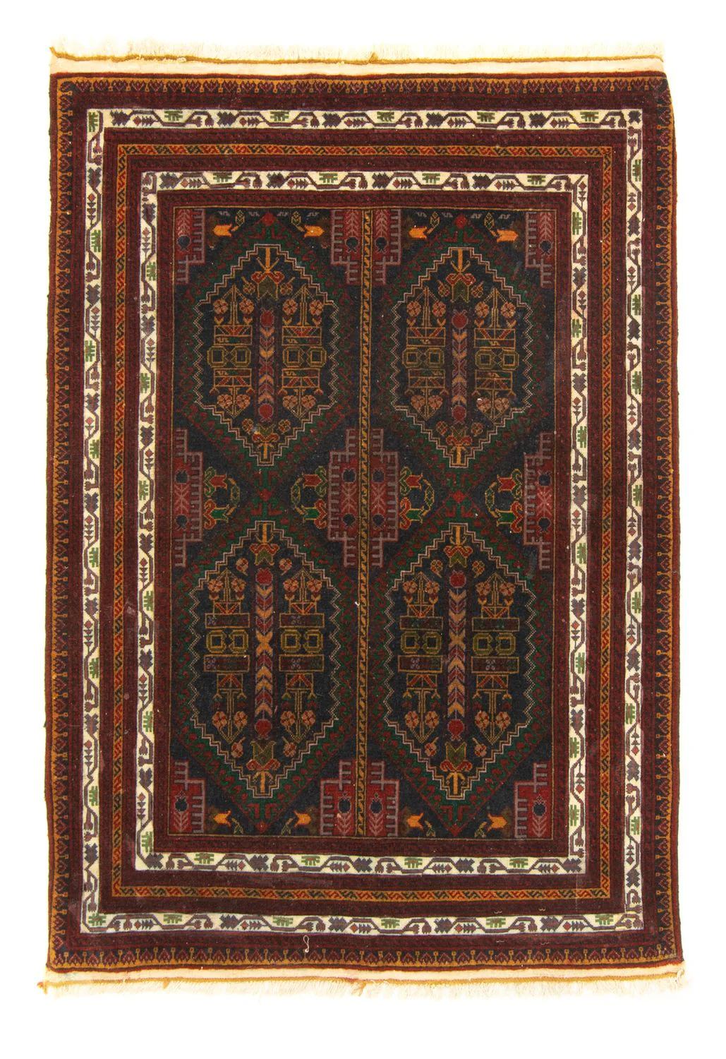 Afghan Teppich 140x100cm - Orientteppich