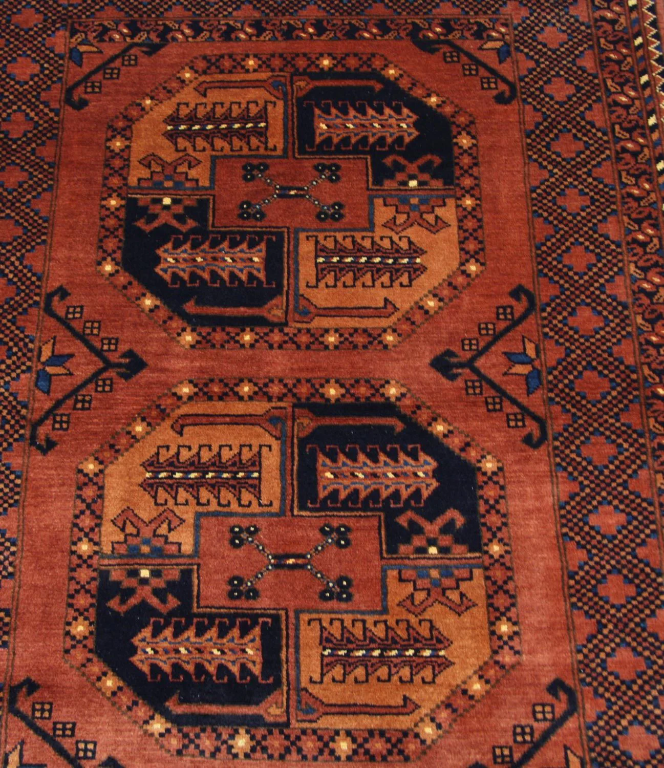 Afghan Teppich 142 x 104 cm - braun - Image 2