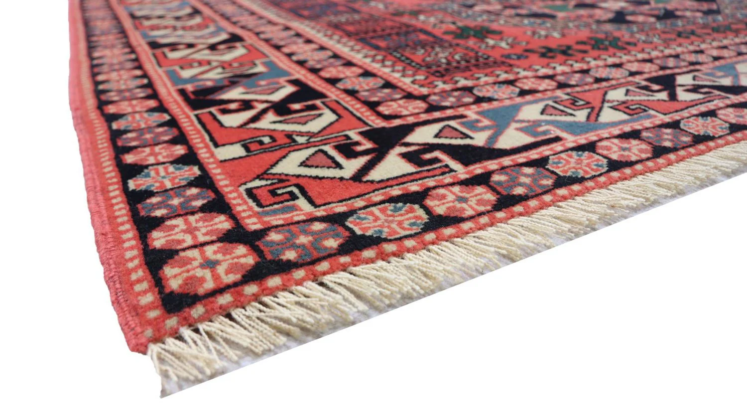 Afghan Teppich 153 x 134 cm - rot - Image 2