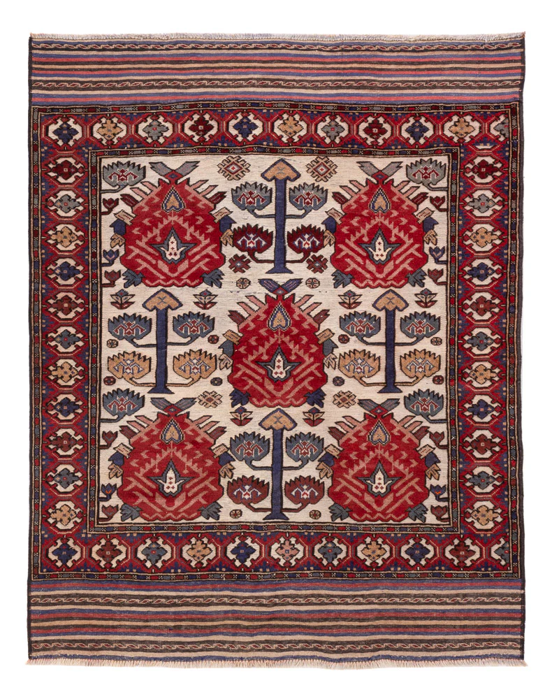 Afghan Teppich 165x125cm - Orientteppich