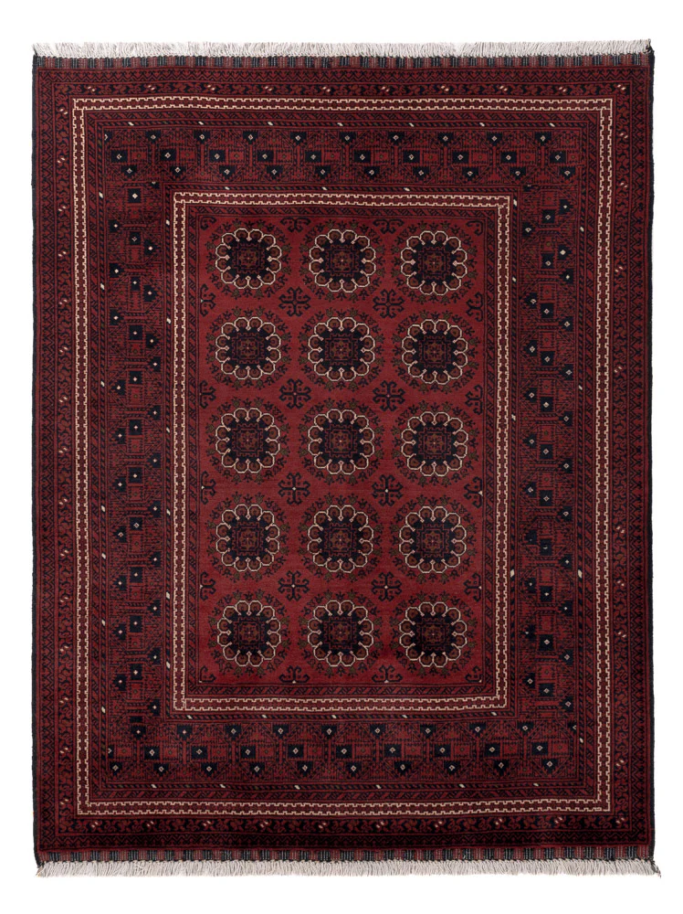 Afghan Teppich 197x151cm - Orientteppich