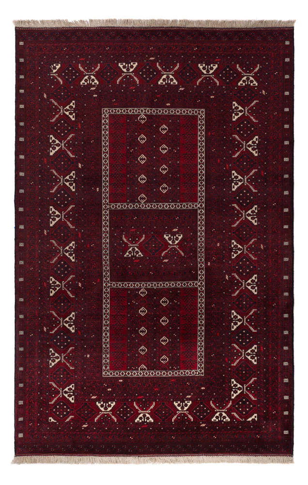 Afghan Teppich 246x157cm - Orientteppich