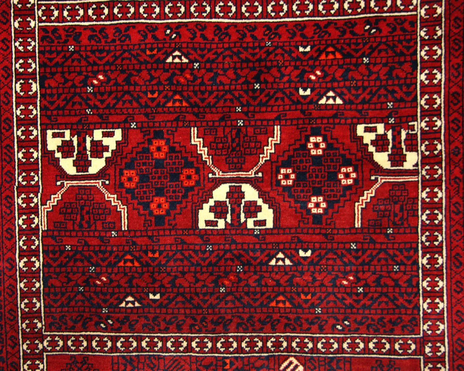 Afghan Teppich 248 x 158 cm - rot - Image 2