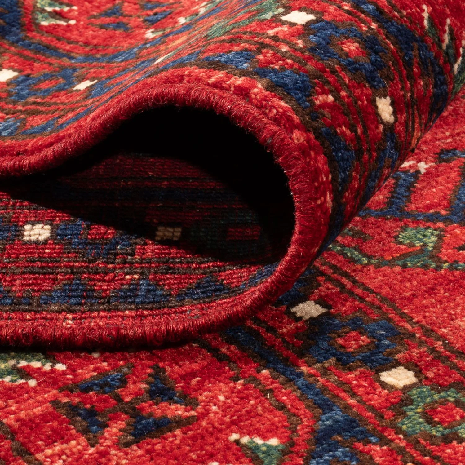Afghan Teppich - 300 x 251 cm - rot - Image 3
