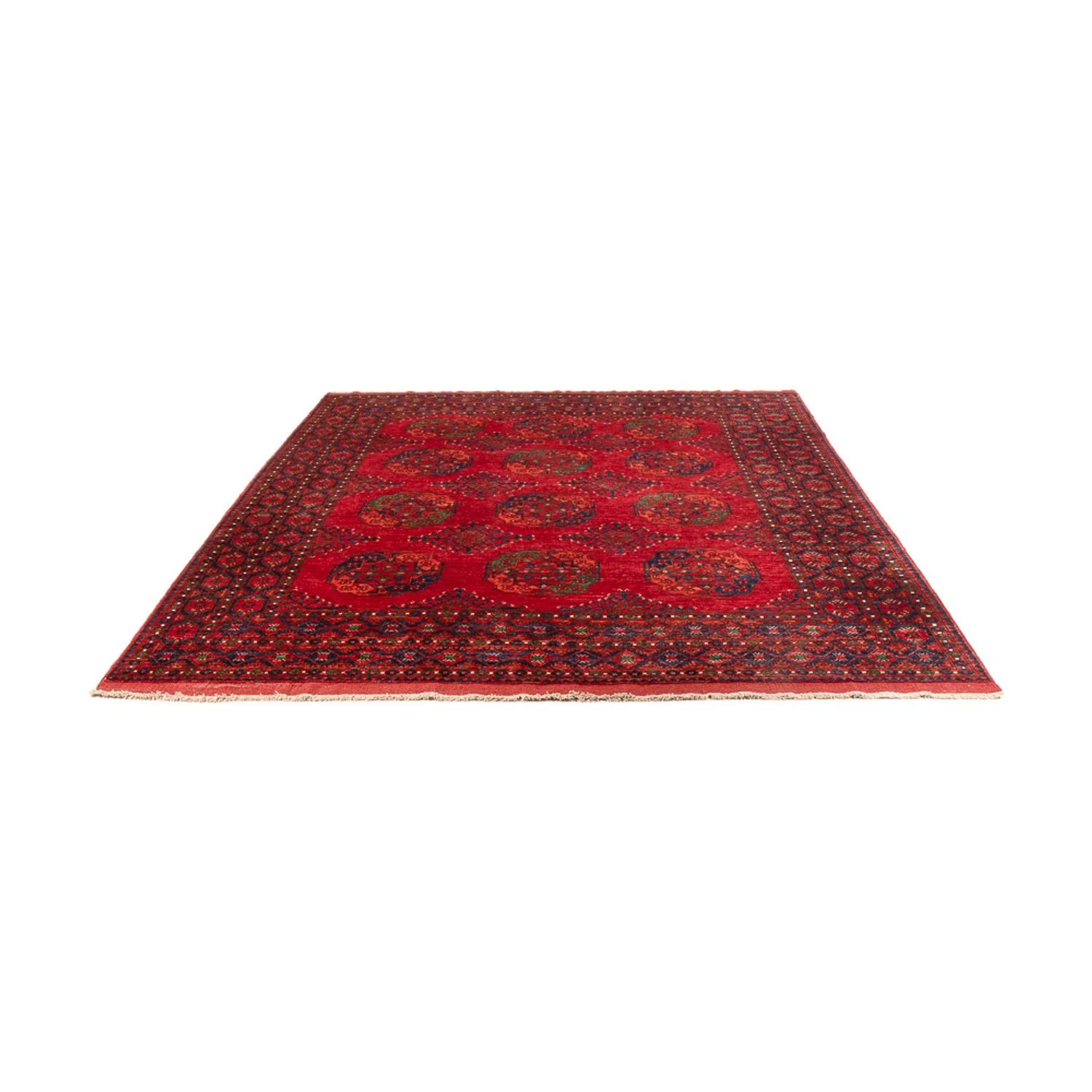 Afghan Teppich - 300 x 251 cm - rot - Image 4