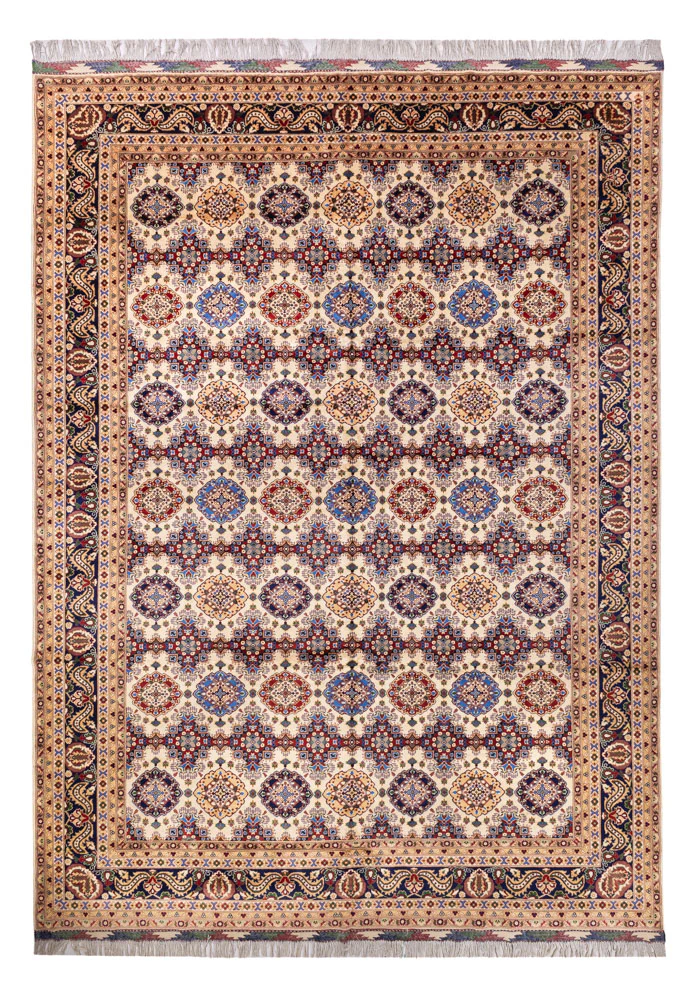 Afghan Teppich - 406 x 295 cm - hellbeige