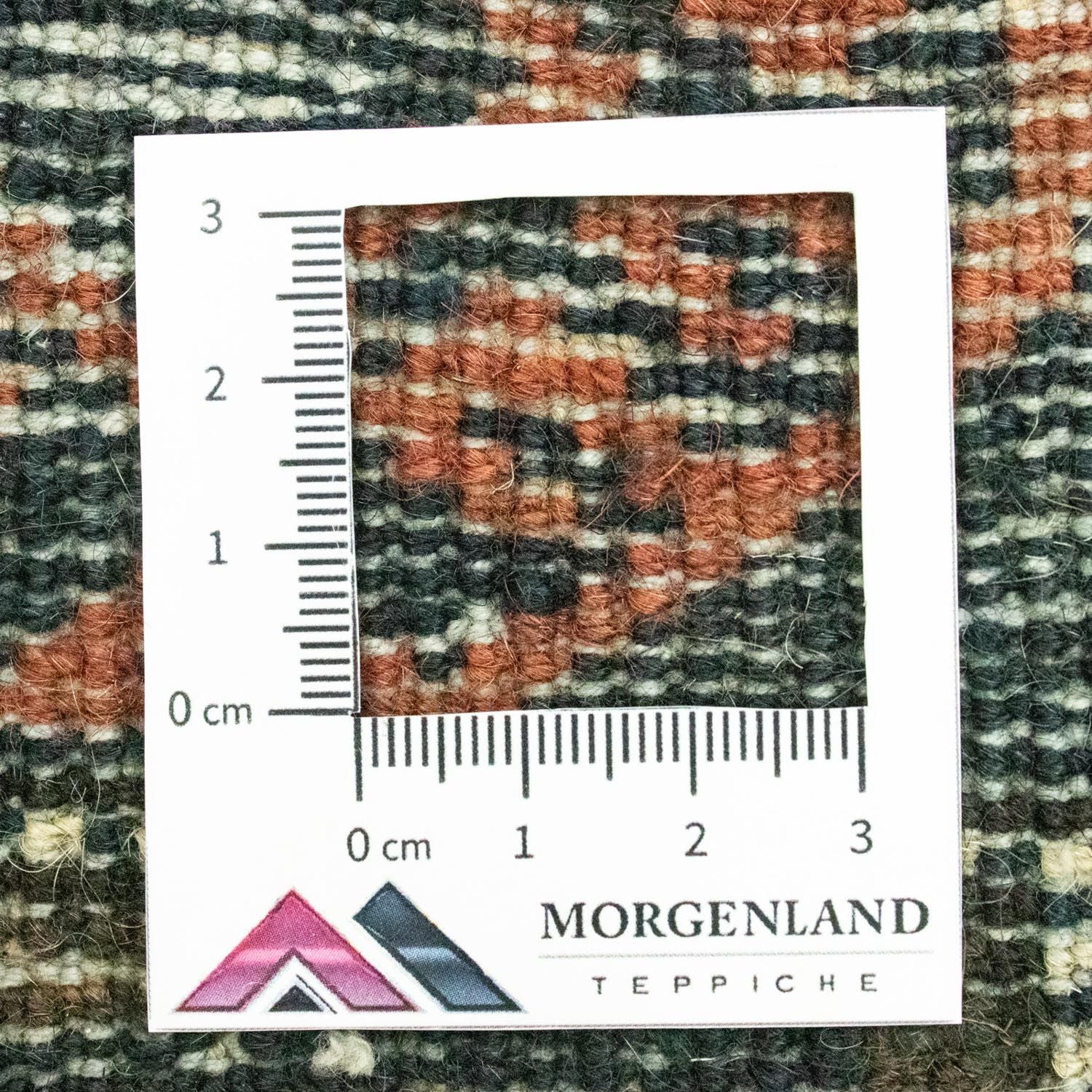 Afghan Teppich 66x64cm - Orientteppich - Image 6