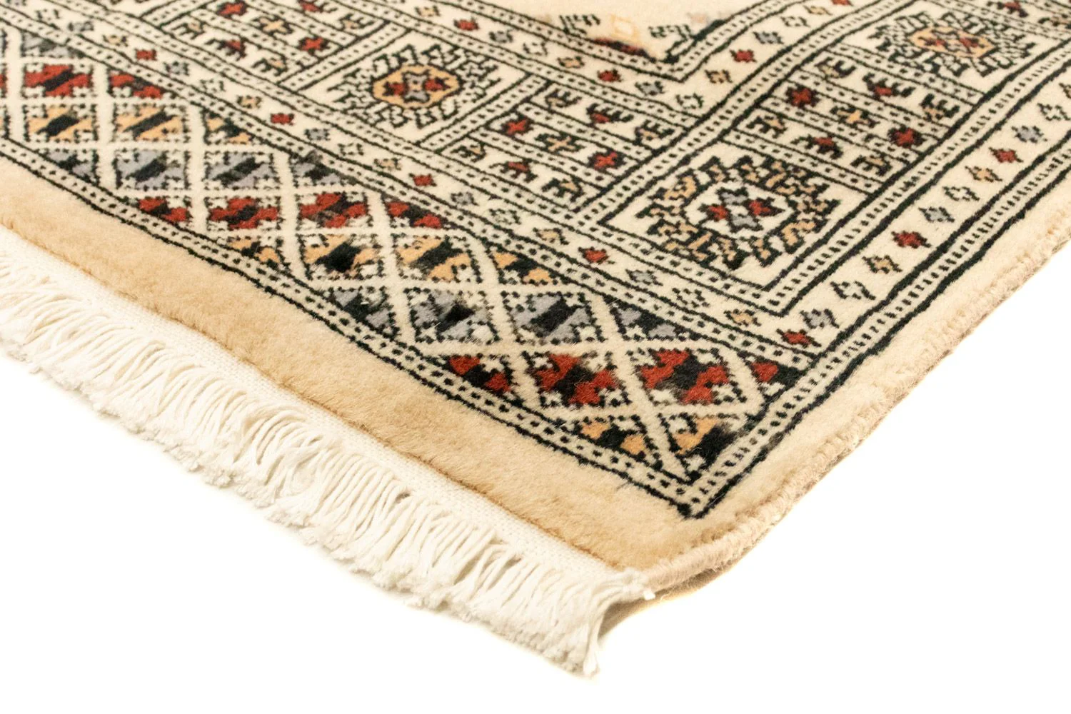 Afghan Teppich - Buchara 129 x 78 cm - beige - Image 2