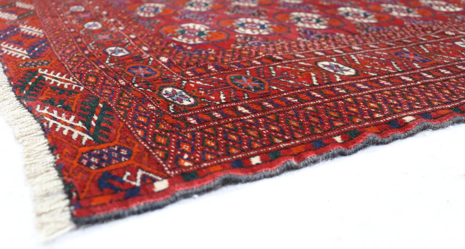 Afghan Teppich - Buchara 180 x 123 cm - rot - Image 3
