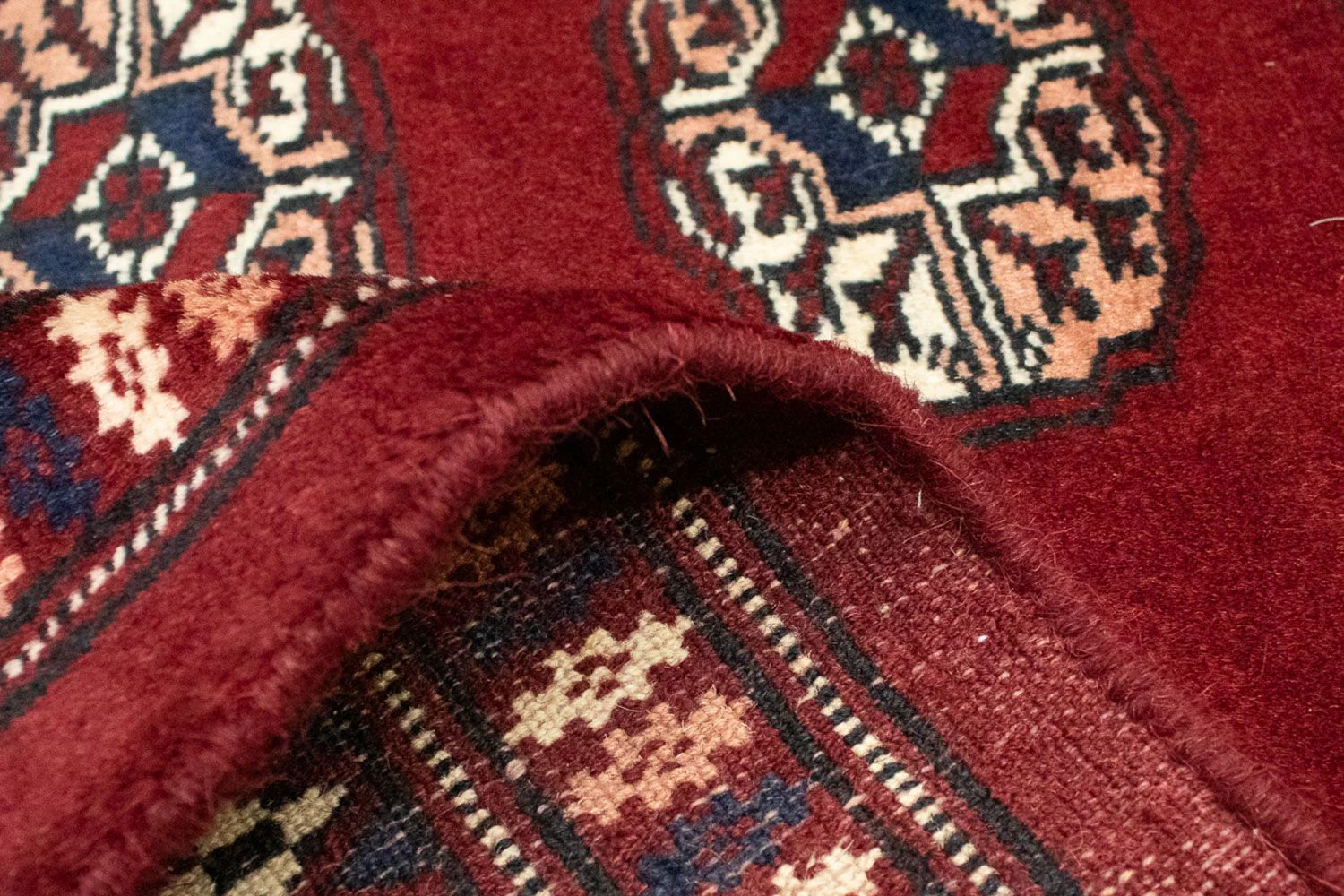 Afghan Teppich - Buchara 207 x 204 cm - rot - Image 4