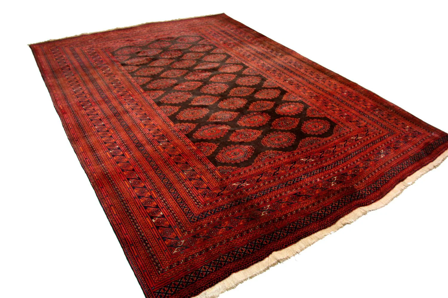 Afghan Teppich - Buchara 275 x 198 cm - rot - Image 3