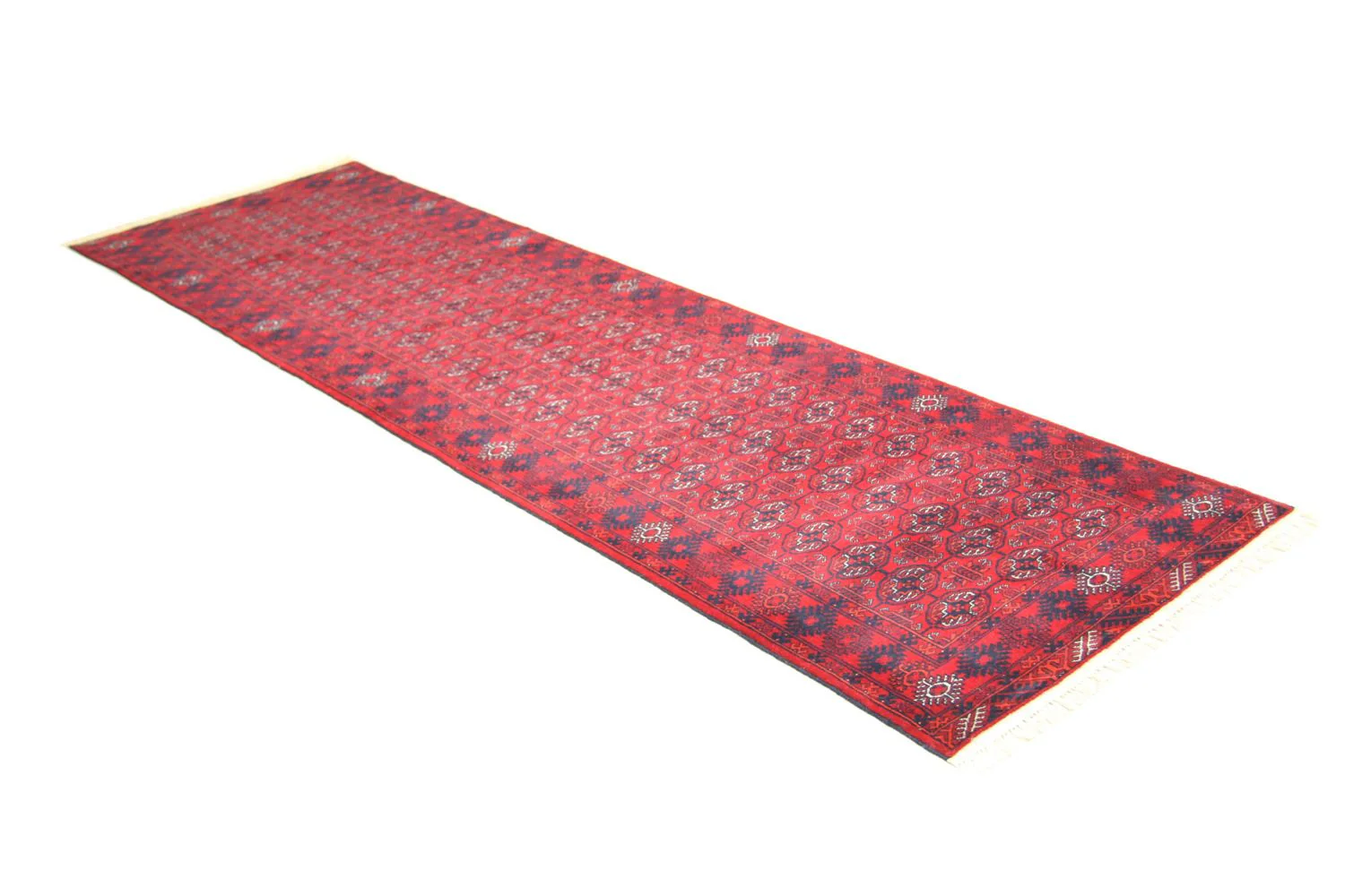 Afghan Teppich - Buchara 290 x 81 cm - rot - Image 3
