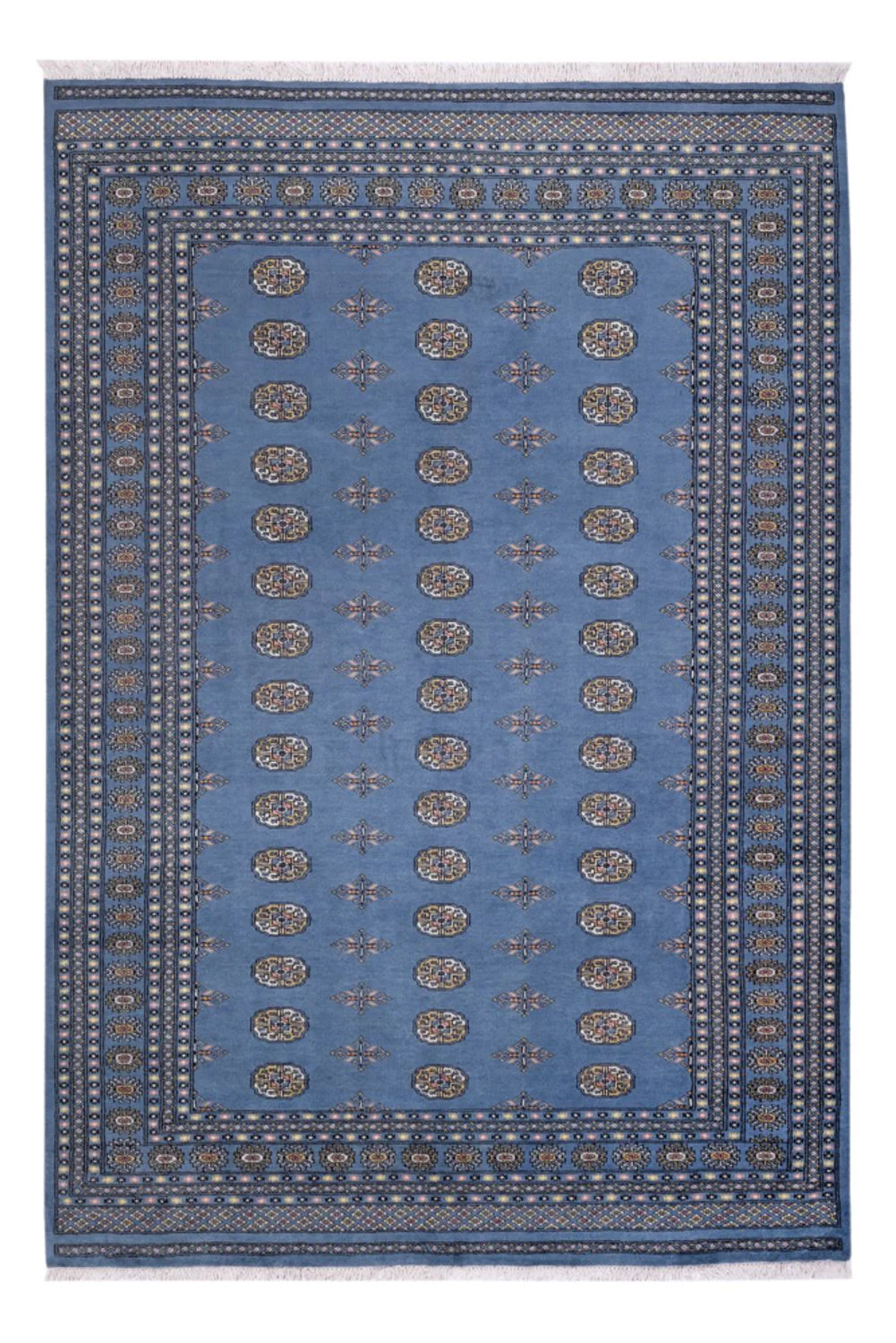 Afghan Teppich - Buchara - 308 x 206 cm - blau