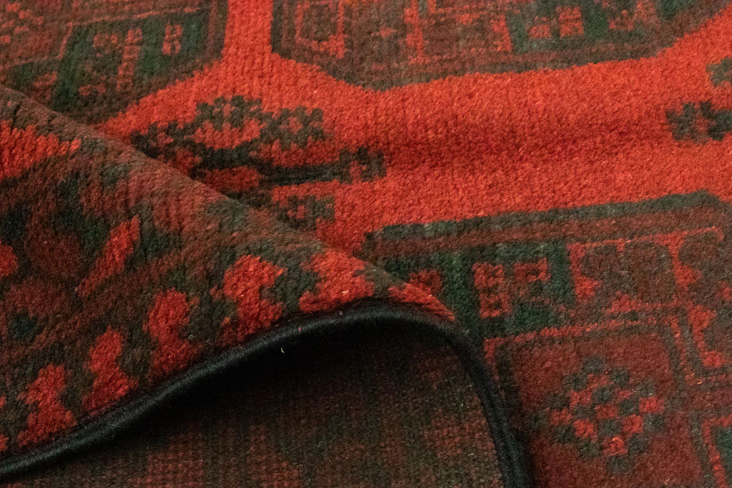 Afghan Teppich - Filpa 200 x 146 cm - rot - Image 4