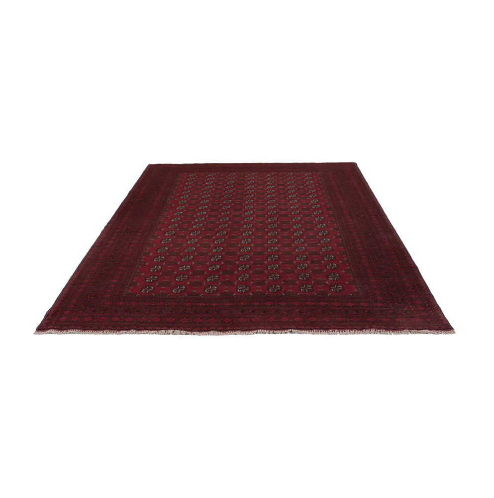 Afghan Teppich - Filpa - 288 x 198 cm - dunkelrot - Image 6