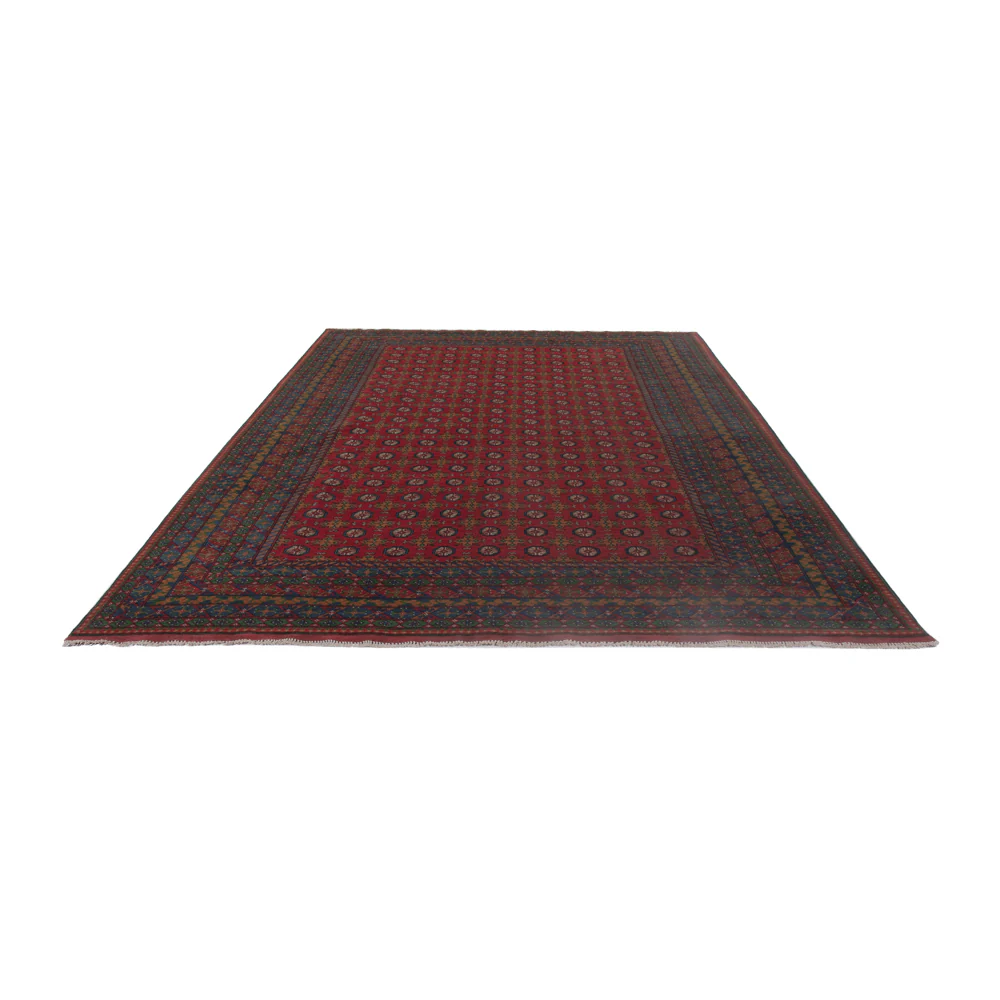 Afghan Teppich - Filpa - 348 x 248 cm - dunkelrot - Image 6