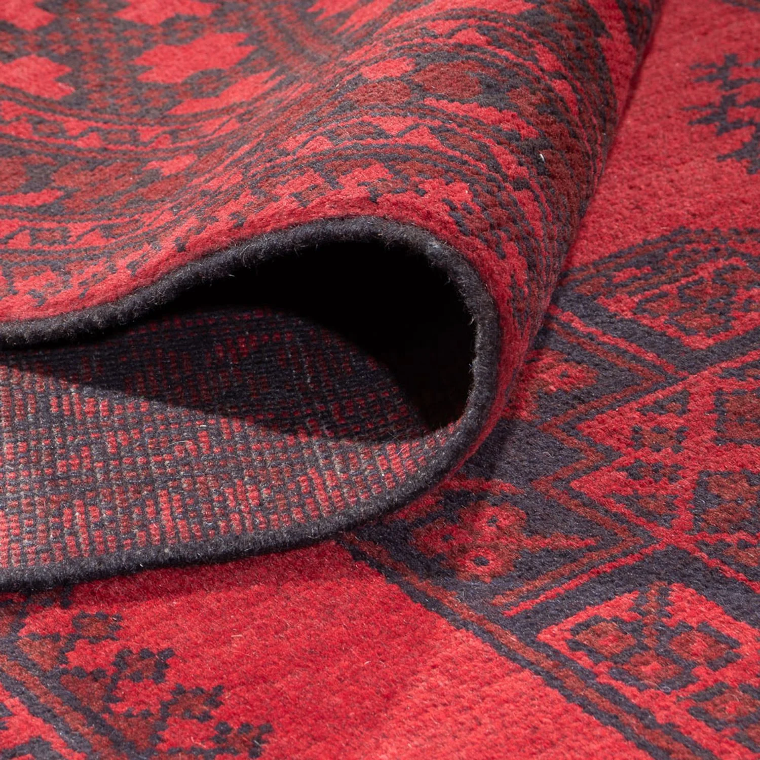 Afghan Teppich - Filpa - 401 x 309 cm - rot - Image 4