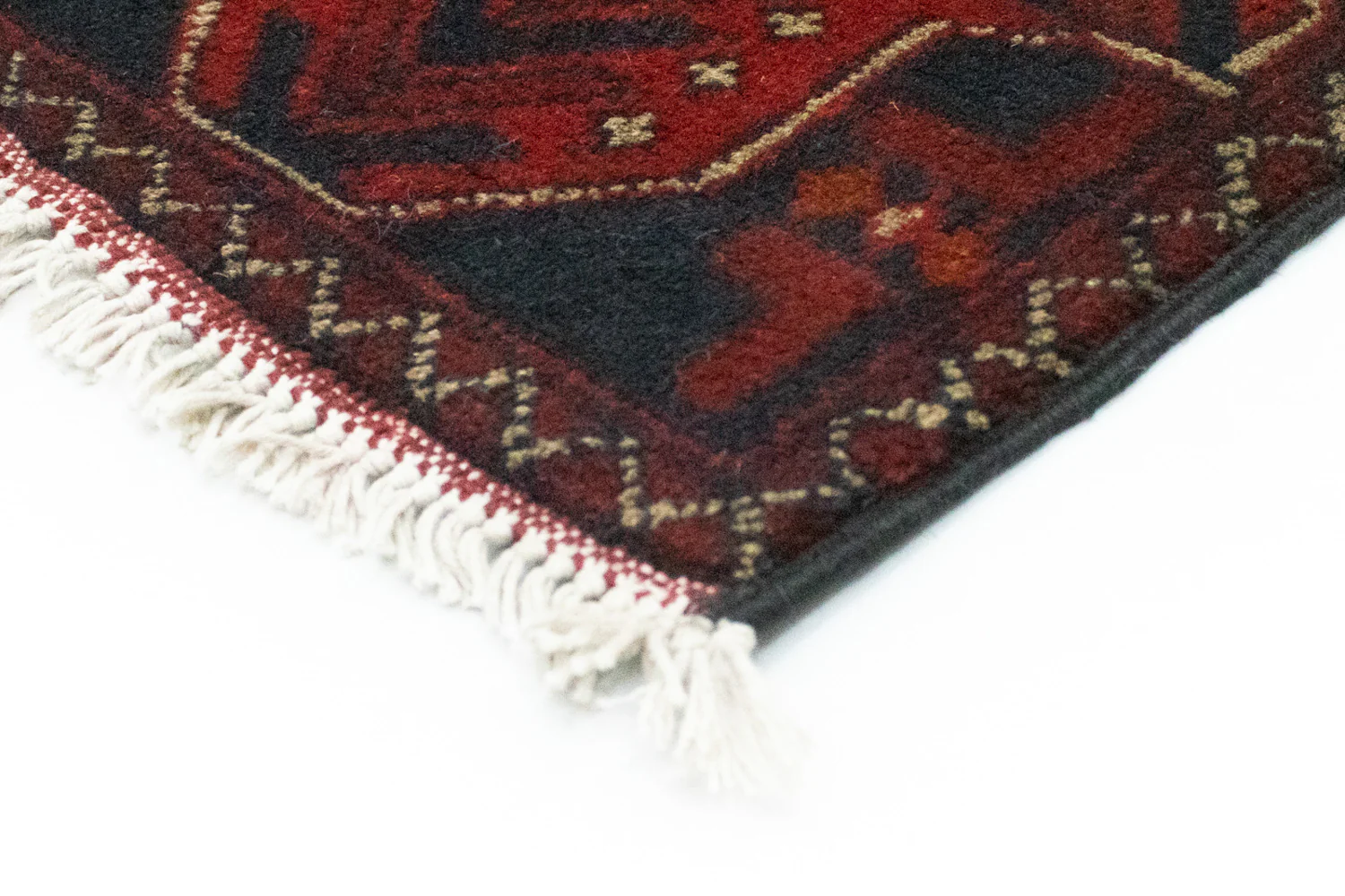 Afghan Teppich - Kunduz 125 x 83 cm - rot - Image 2