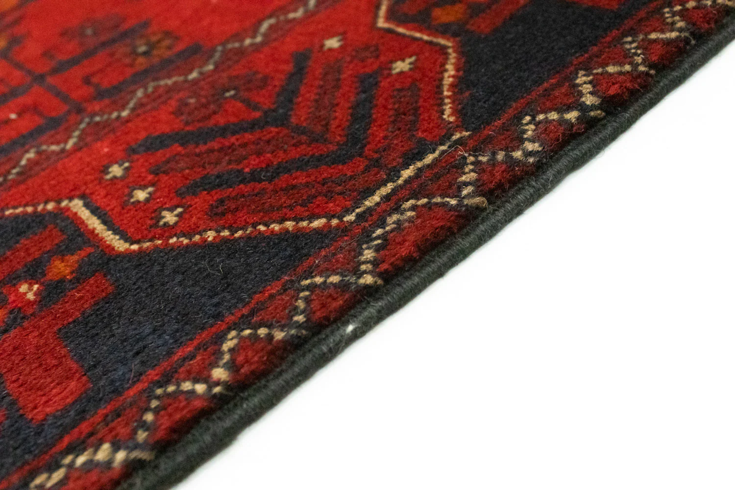 Afghan Teppich - Kunduz 125 x 83 cm - rot - Image 3