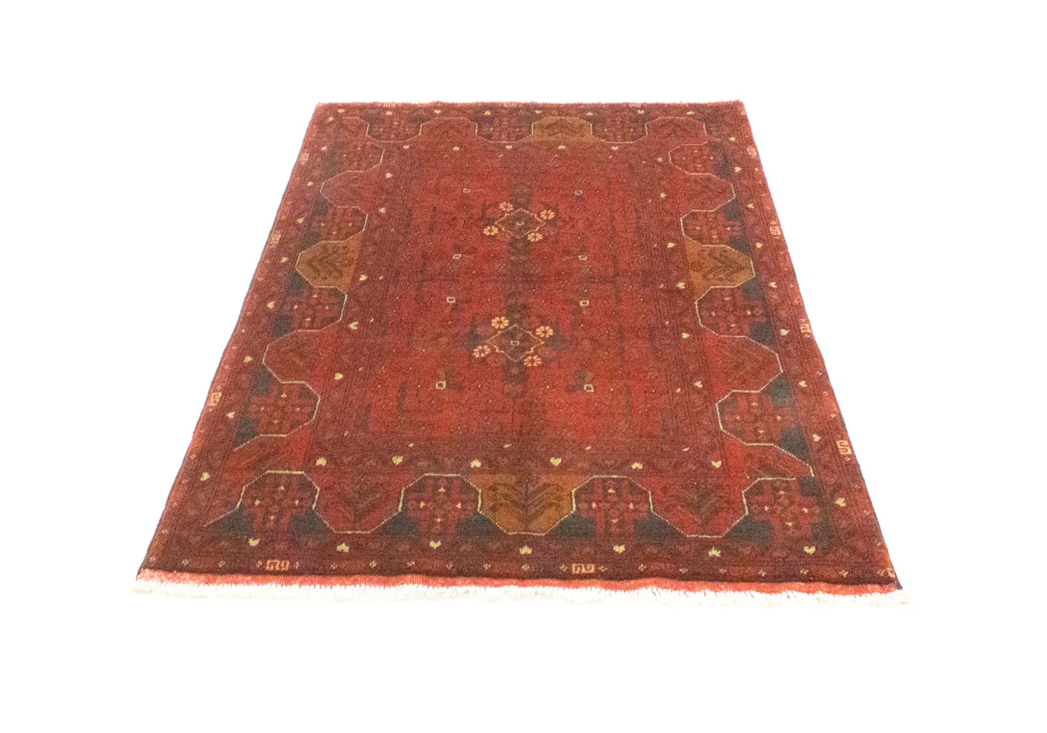 Afghan Teppich - Kunduz 154 x 100 cm - rot - Image 5