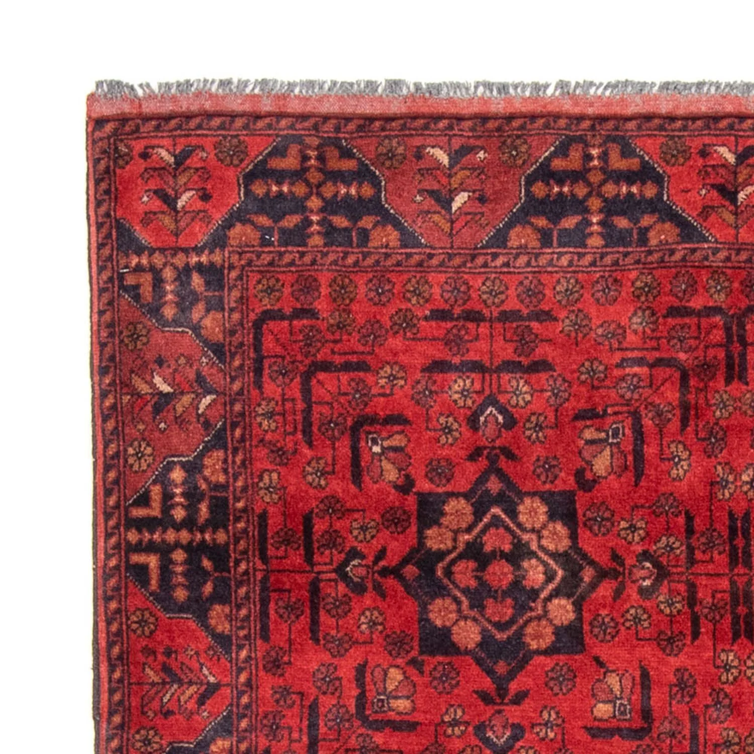 Afghan Teppich - Kunduz 193 x 129 cm - rot - Image 3