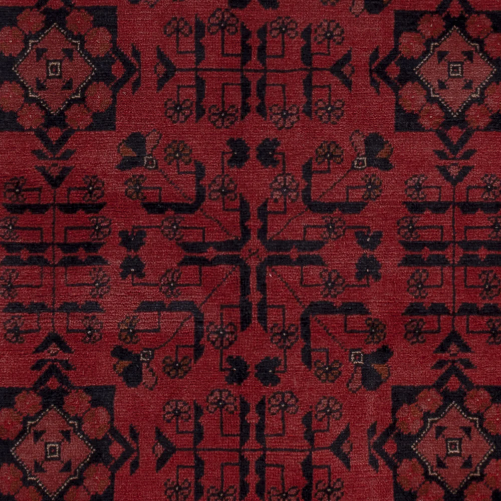 Afghan Teppich - Kunduz - 194 x 148 cm - rot - Image 2