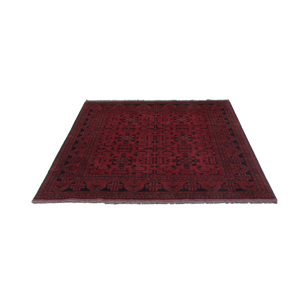 Afghan Teppich - Kunduz - 194 x 148 cm - rot - Image 6