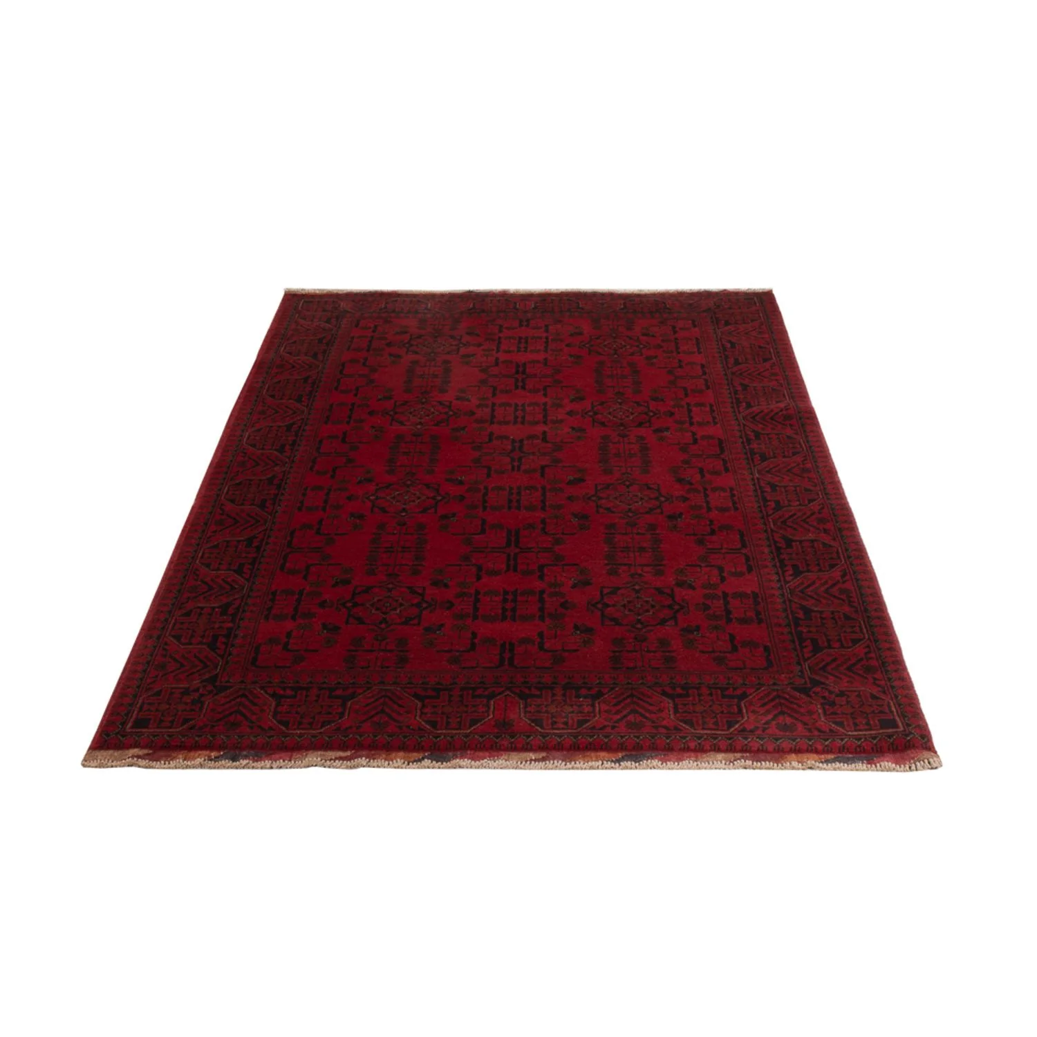Afghan Teppich - Kunduz - 195 x 125 cm - rot - Image 5