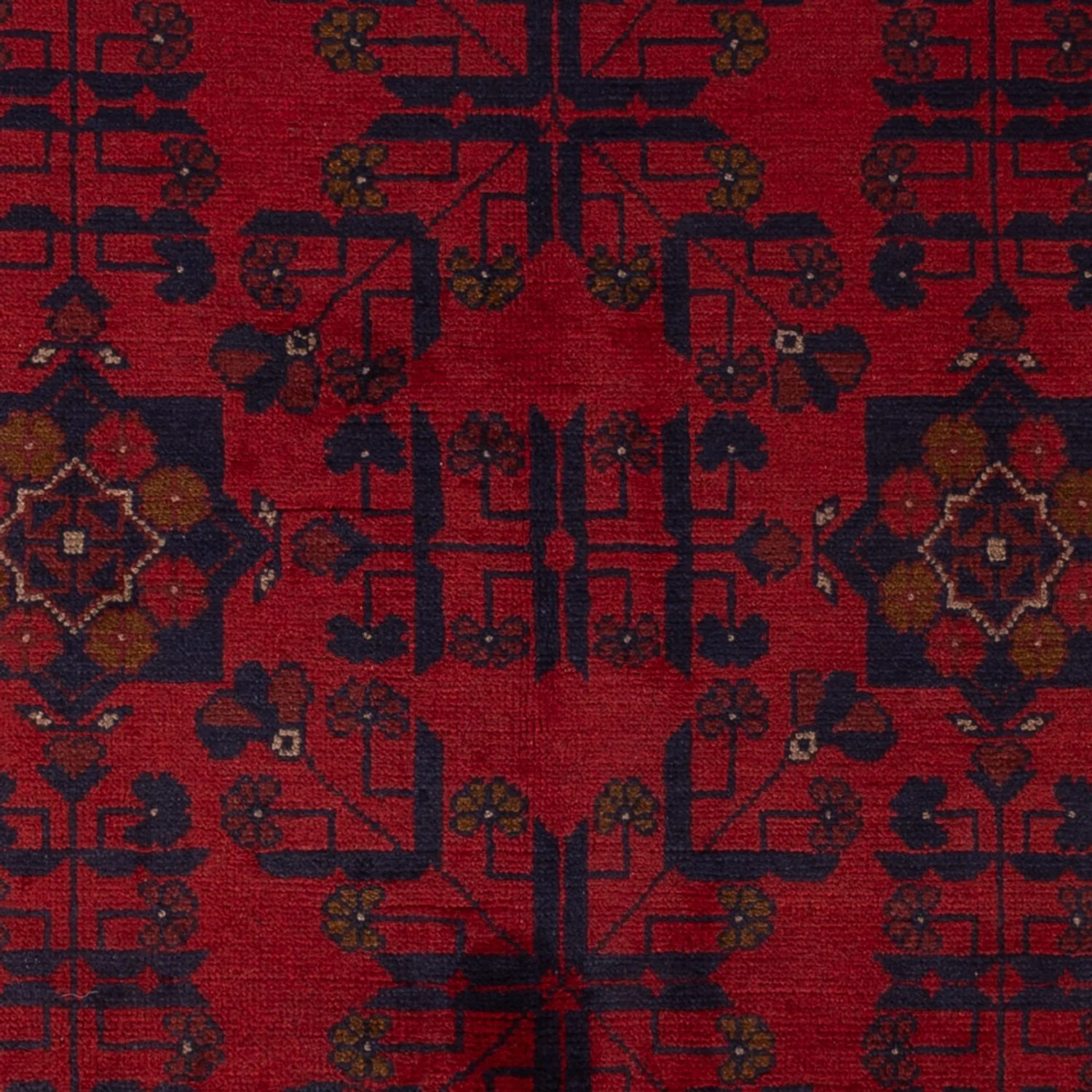 Afghan Teppich - Kunduz - 196 x 121 cm - dunkelrot - Image 2