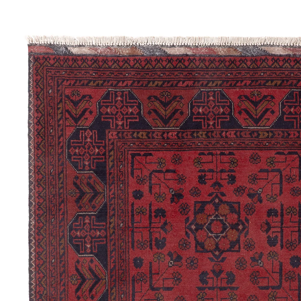 Afghan Teppich - Kunduz - 196 x 148 cm - rot - Image 3