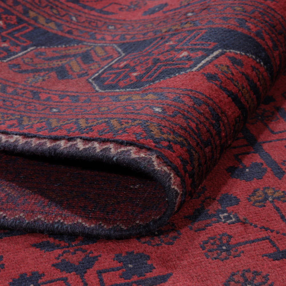 Afghan Teppich - Kunduz - 196 x 148 cm - rot - Image 5