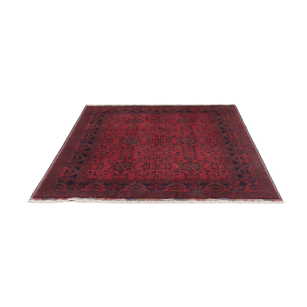 Afghan Teppich - Kunduz - 196 x 148 cm - rot - Image 6