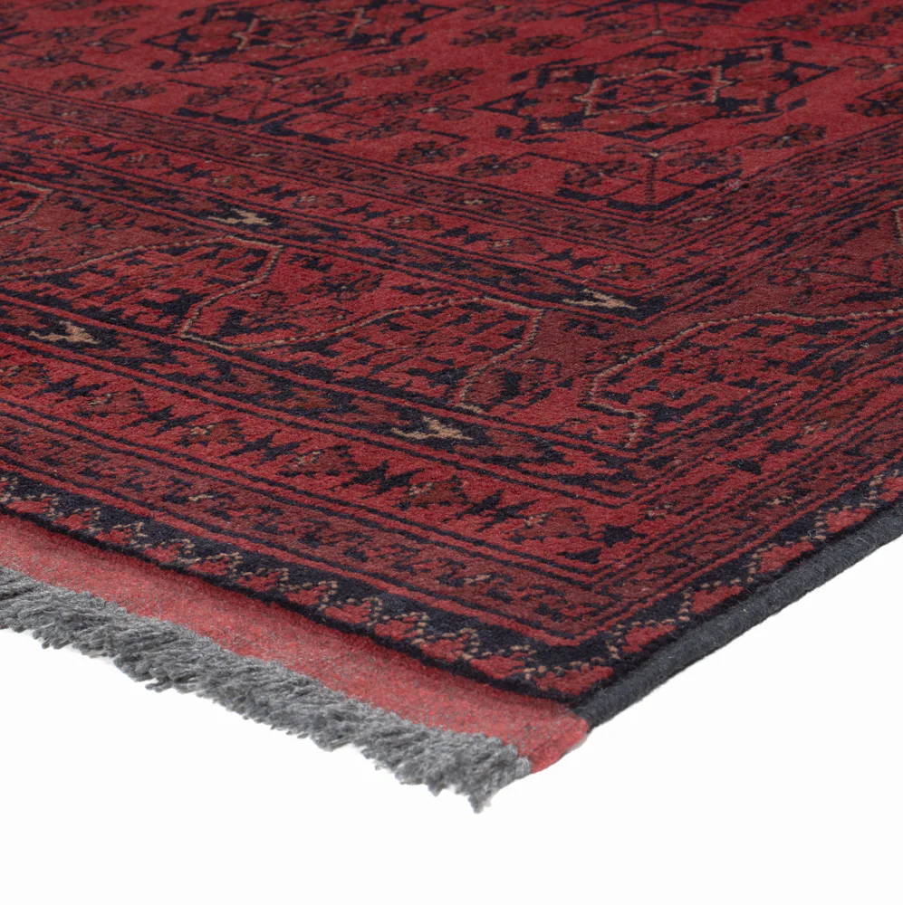 Afghan Teppich - Kunduz - 198 x 148 cm - rot - Image 4