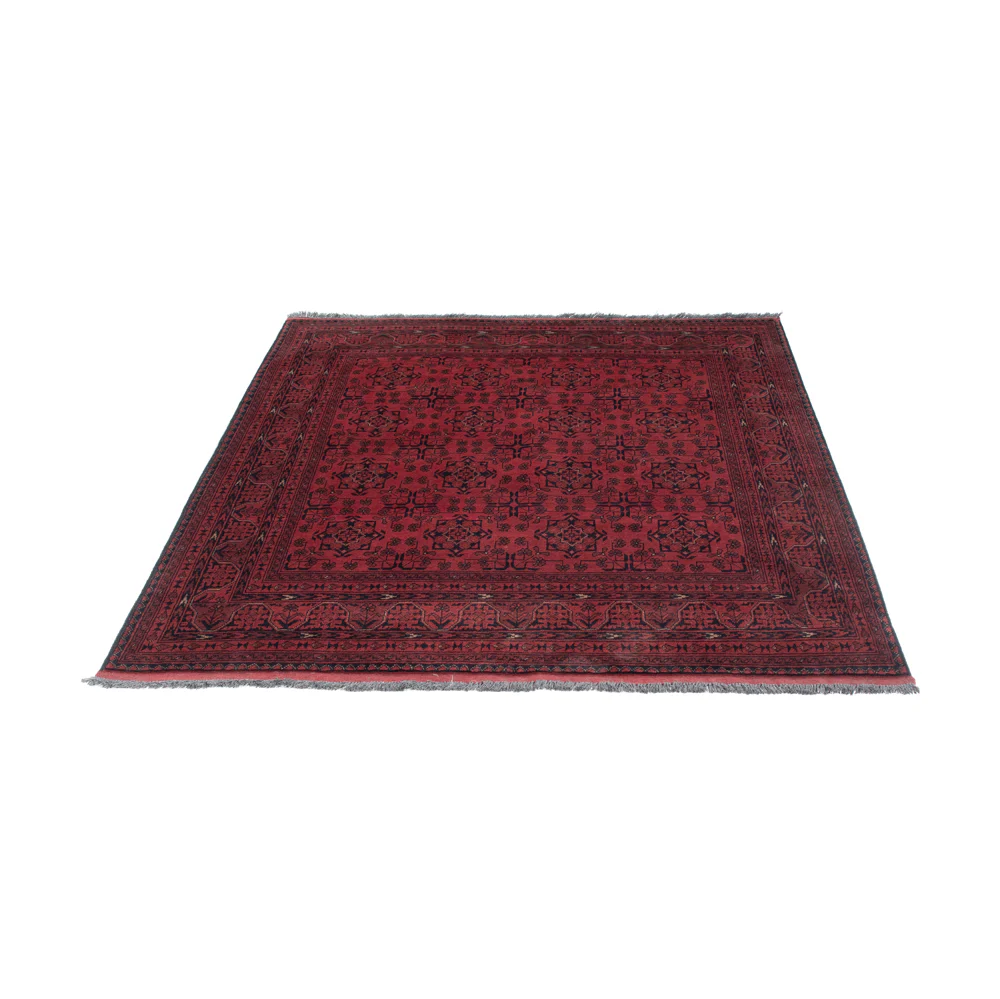 Afghan Teppich - Kunduz - 198 x 148 cm - rot - Image 6