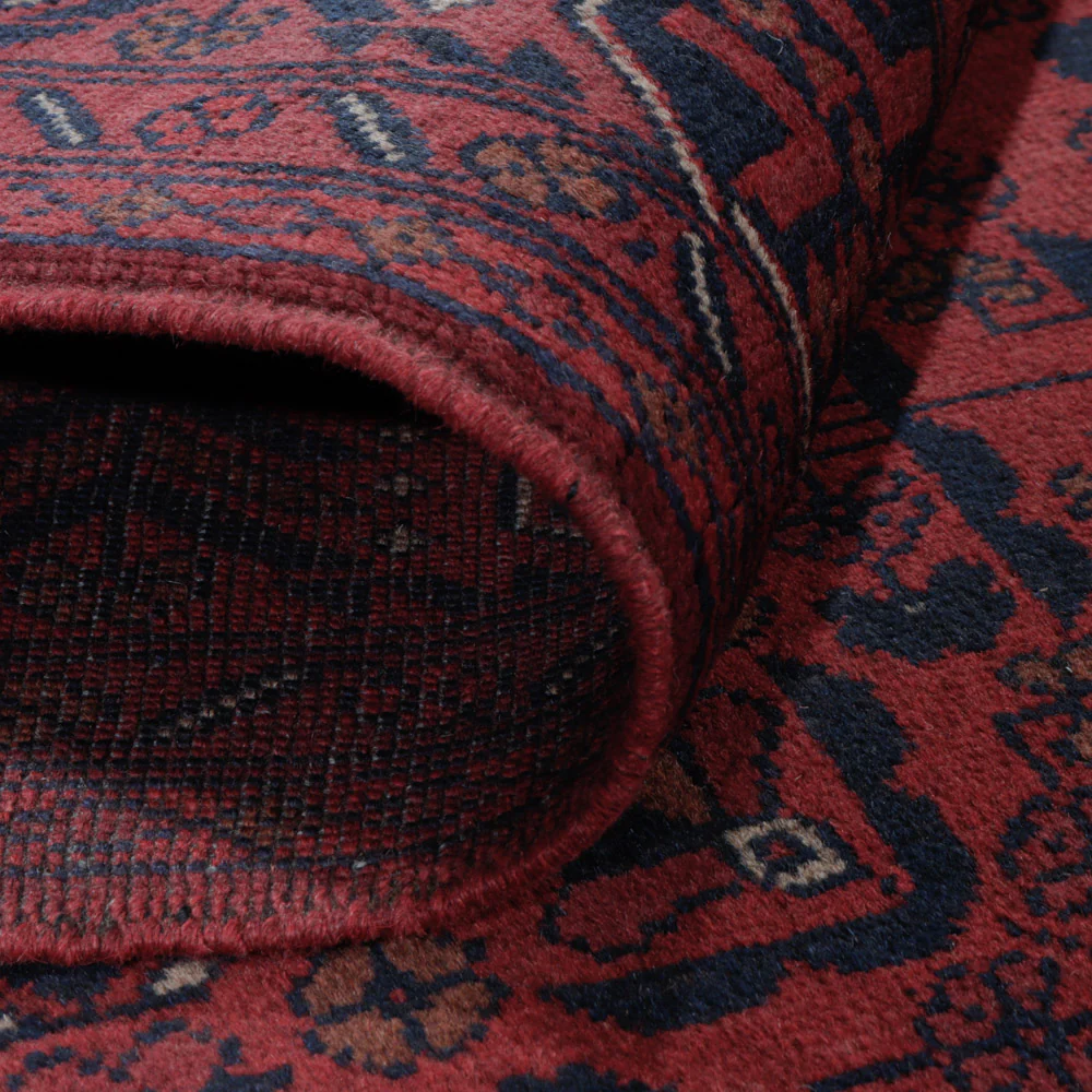 Afghan Teppich - Kunduz - 198 x 148 cm - rot - Image 5
