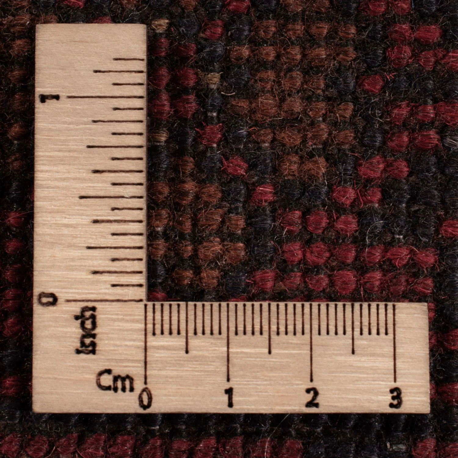 Afghan Teppich - Kunduz - 201 x 128 cm - dunkelrot - Image 6