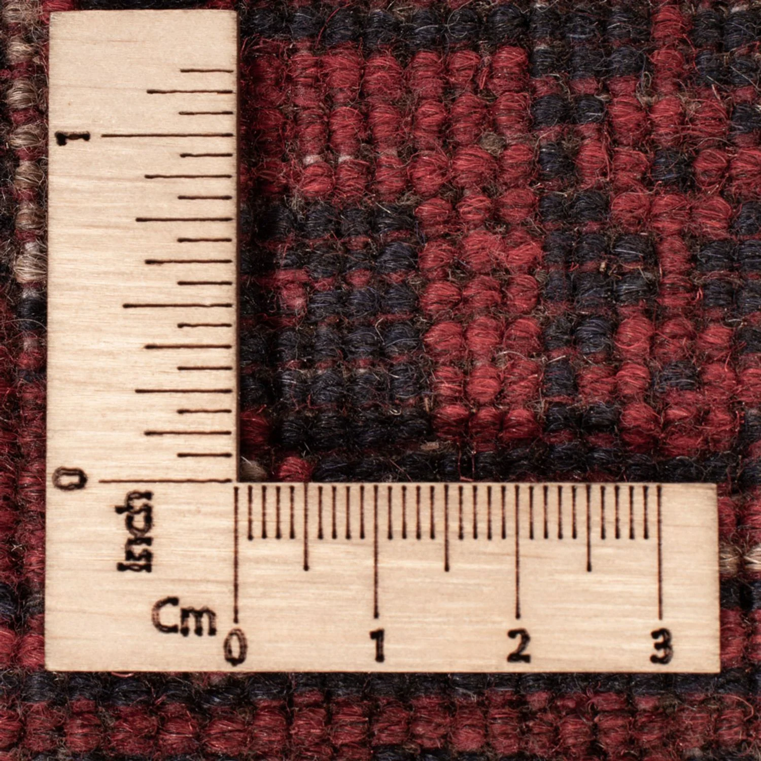 Afghan Teppich - Kunduz - 201 x 130 cm - dunkelrot - Image 6