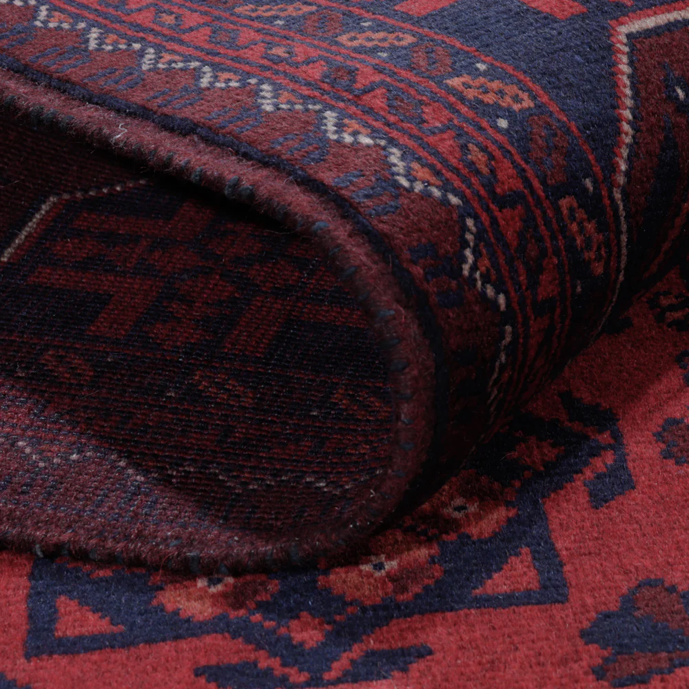 Afghan Teppich - Kunduz - 201 x 148 cm - rot - Image 5