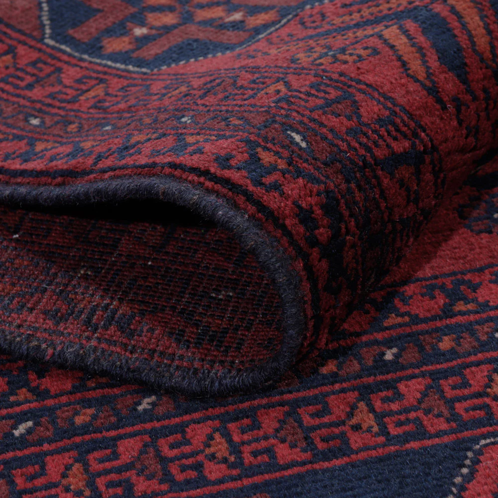 Afghan Teppich - Kunduz - 203 x 154 cm - rot - Image 5