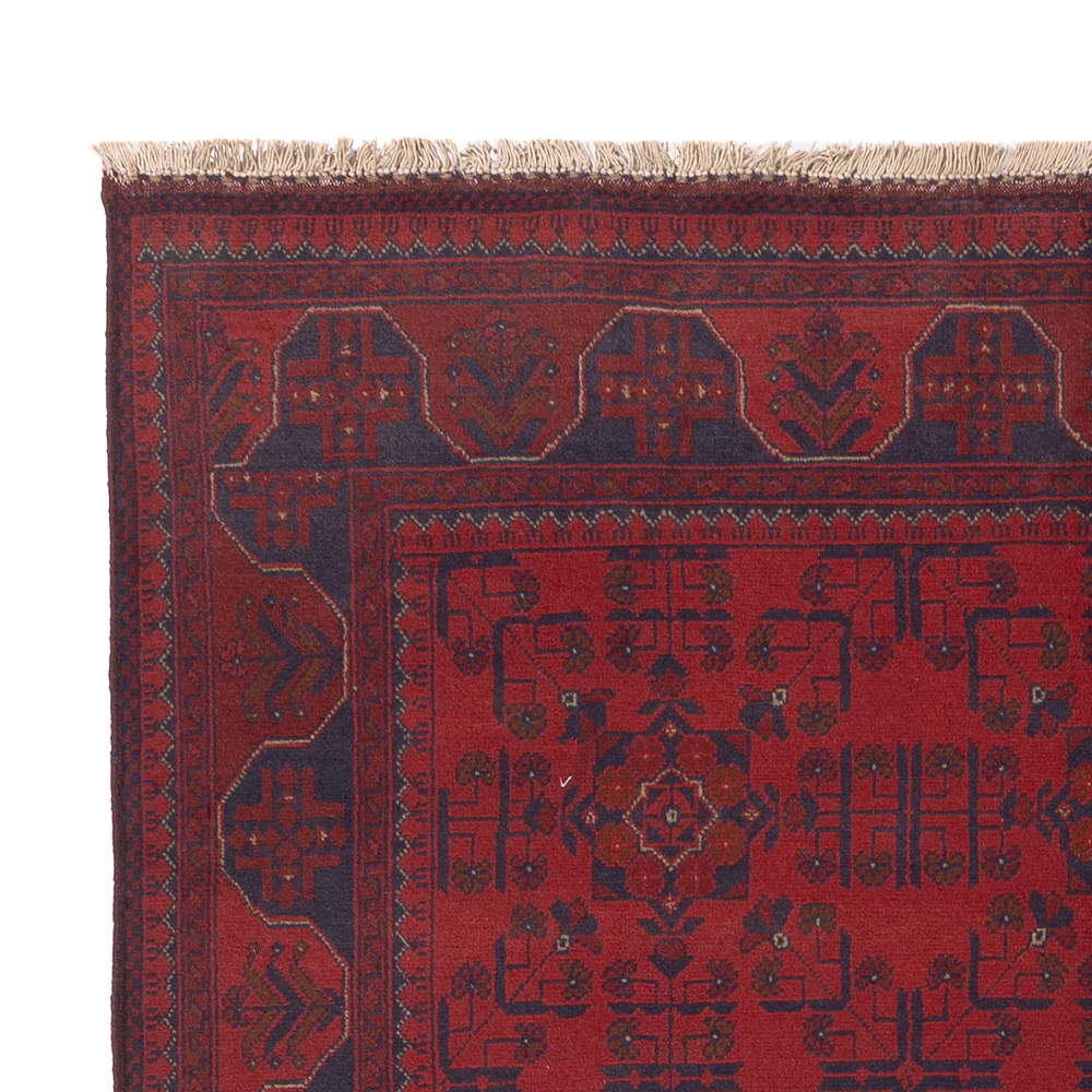 Afghan Teppich - Kunduz - 229 x 177 cm - rot - Image 3