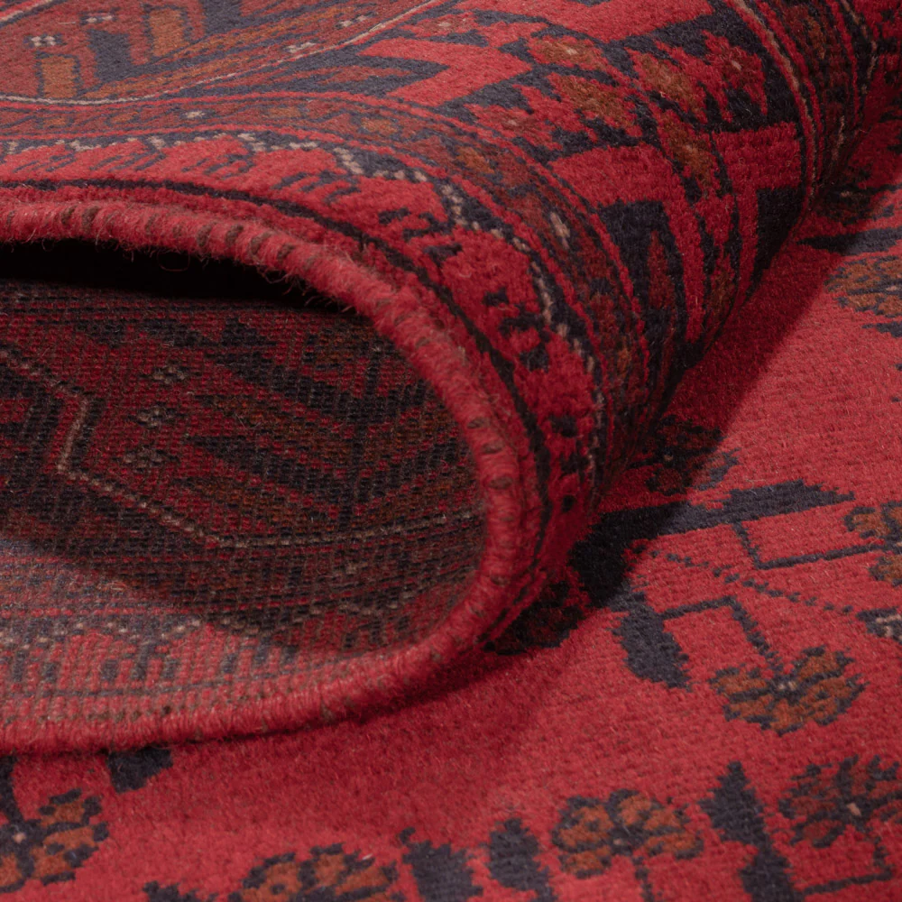 Afghan Teppich - Kunduz - 231 x 173 cm - rot - Image 5