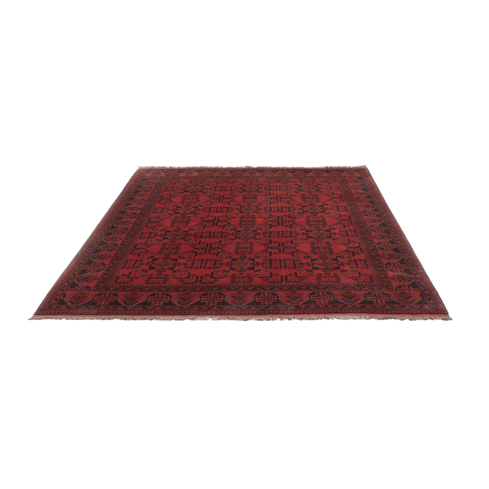 Afghan Teppich - Kunduz - 233 x 178 cm - rot - Image 6