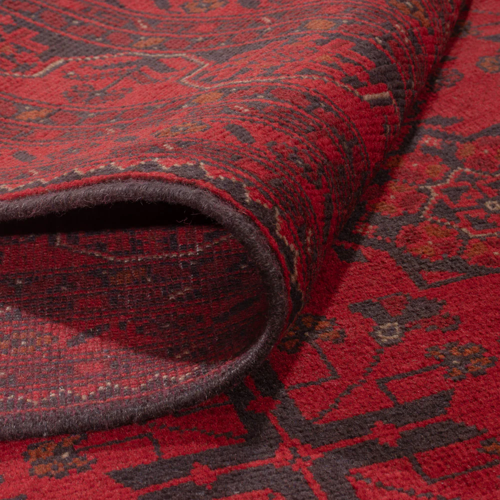 Afghan Teppich - Kunduz - 234 x 170 cm - rot - Image 5
