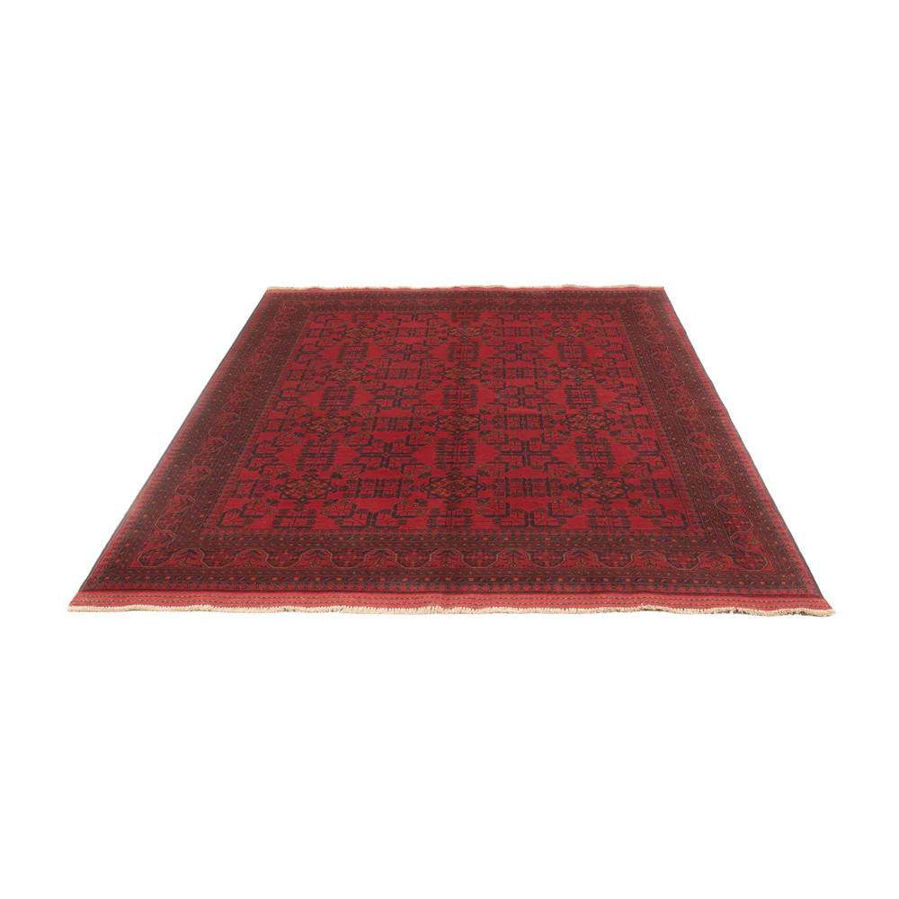 Afghan Teppich - Kunduz - 235 x 169 cm - rot - Image 6