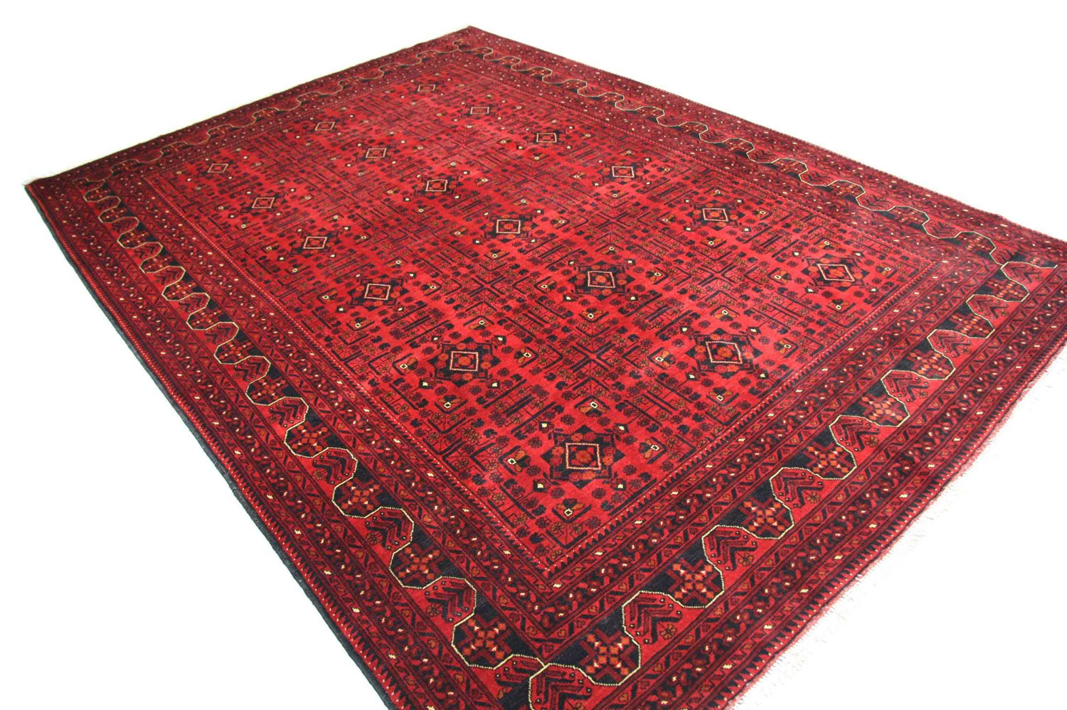 Afghan Teppich - Kunduz 290 x 207 cm - rot - Image 3