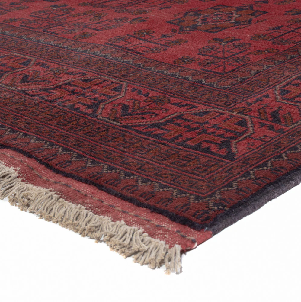 Afghan Teppich - Kunduz - 294 x 195 cm - rot - Image 4