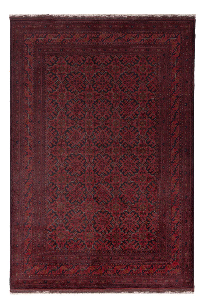 Afghan Teppich - Kunduz - 296 x 200 cm - rot
