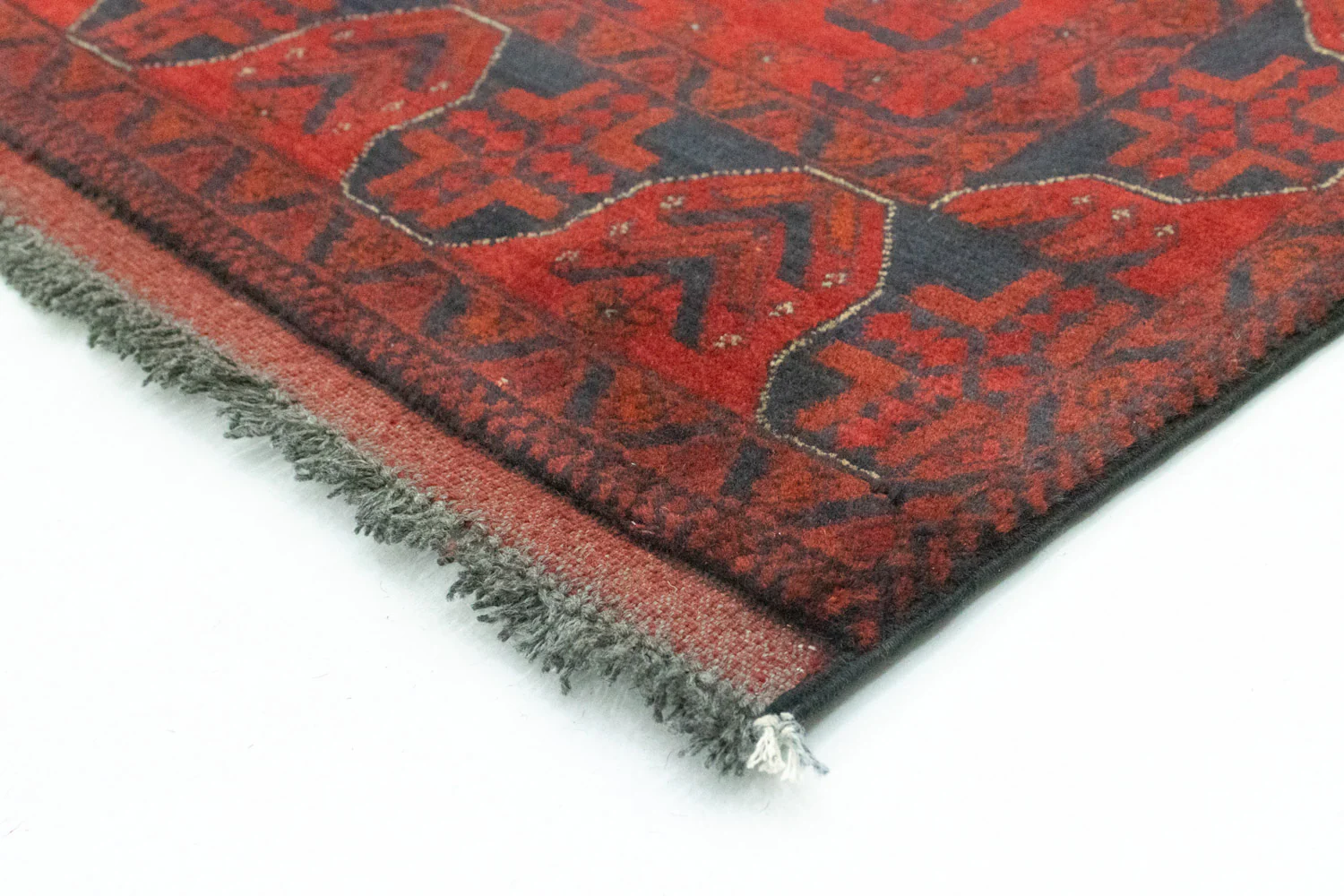 Afghan Teppich - Kunduz 296 x 77 cm - rot - Image 2