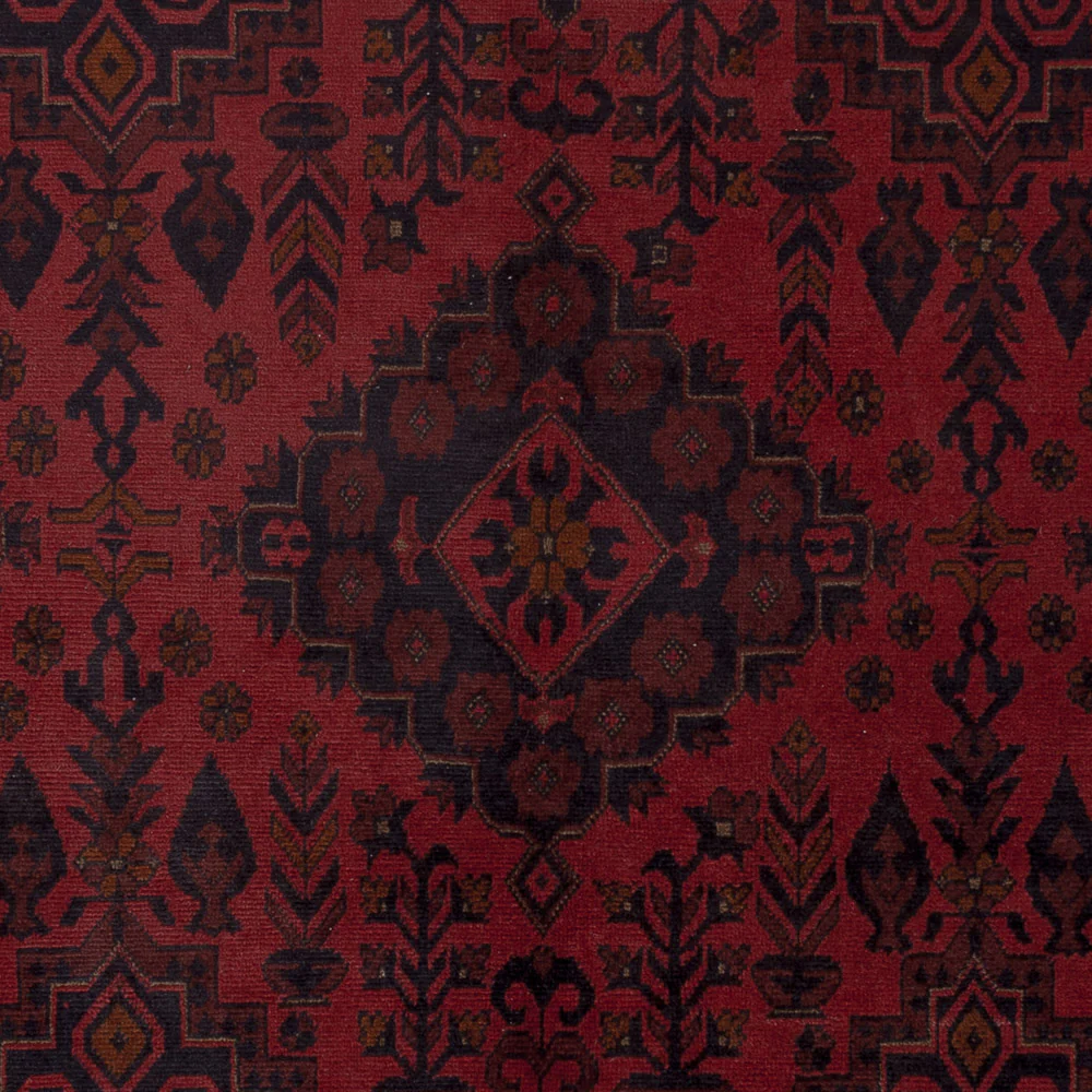 Afghan Teppich - Kunduz - 300 x 200 cm - rot - Image 2