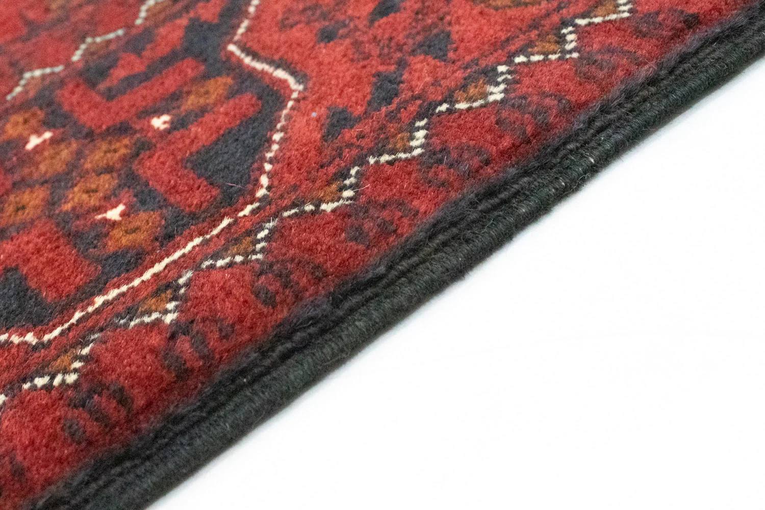 Afghan Teppich - Kunduz 302 x 78 cm - rot - Image 3